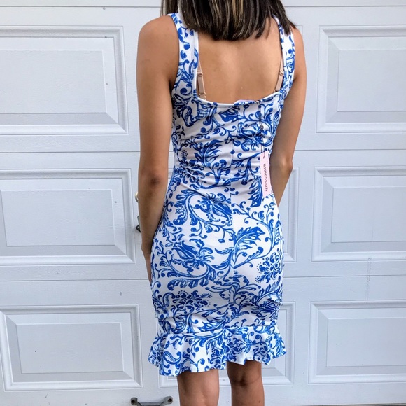 NWT MISSGUIDED RUFFLE DRESS - Picture 3 of 4